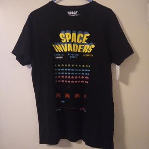 Space Invaders Taito T-Shirt Size Large
